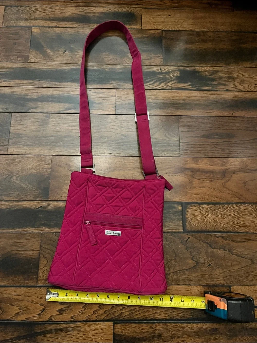 Vera Bradley Bright Pink Quilted Crossbody Bag